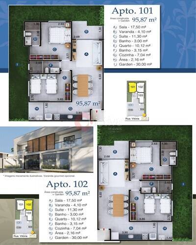 Apartamento à venda com 2 quartos, 72m² - Foto 13