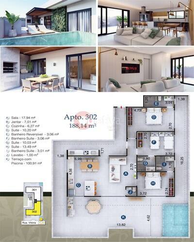 Apartamento à venda com 2 quartos, 72m² - Foto 20