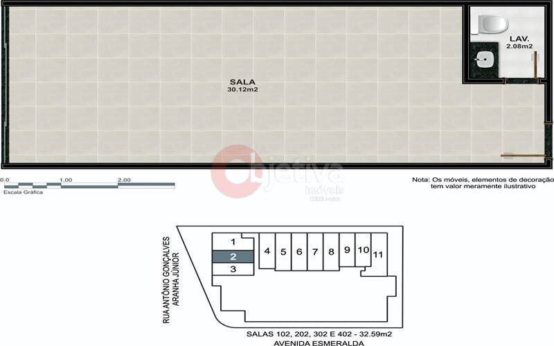 Apartamento, 1 quarto, 53 m² - Foto 42
